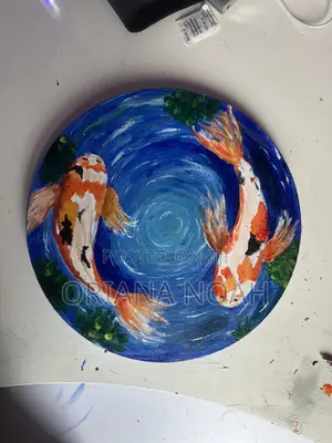 Koi Fishes in a Pond