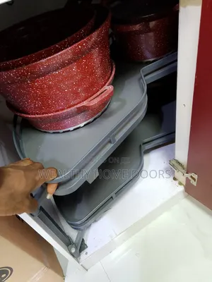Soft Close Stainless Steel Magic Corner Basket Rack