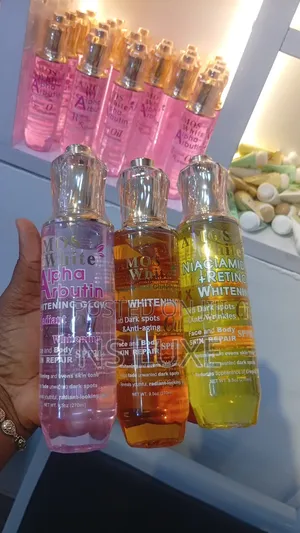 Amos White Body Oils by 6pcs
