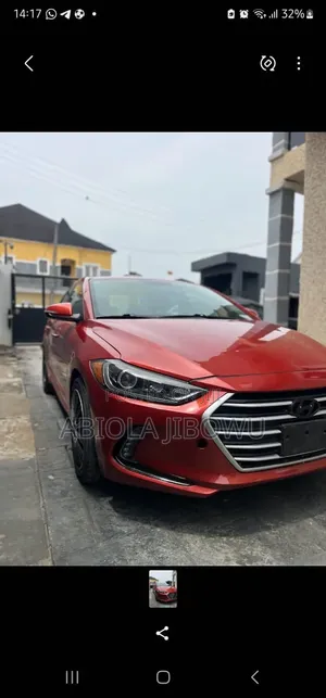 Hyundai Elantra 2016 Red