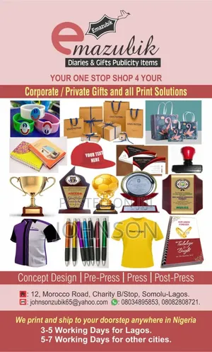 Emazubik Gifts and Publicity Items