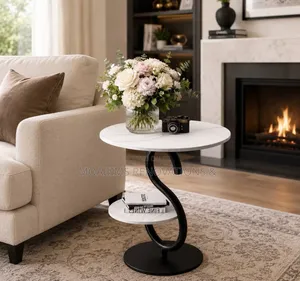 The S-Coffee TABLE WOODEN Top ( Faux Marble)