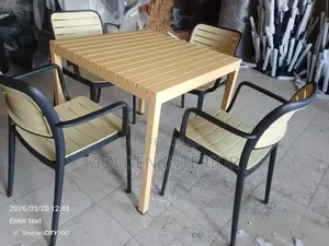 Quality Standard Outdoor Dinning Table by 4