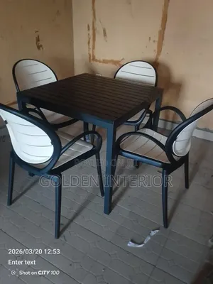 Quality Standard Outdoor Dinning Table by 4
