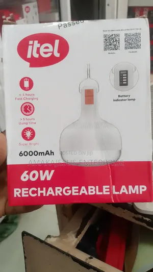 Rechargeable Lamp, Energy Saving Bulb, Multi-Functional