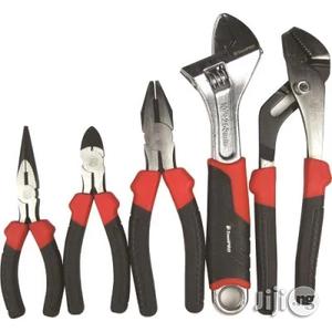 Pliers Wrench Set - 5 Piece- Multicolor