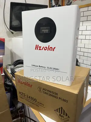 HzSolar 2.5Kwh 24V Lithium Battery