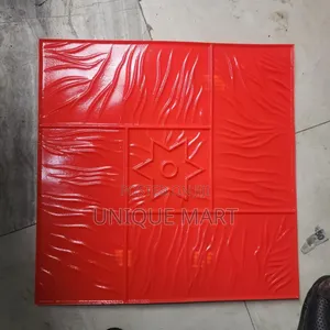 Stamping Mat Used to Create Textured Patterns on Pavement
