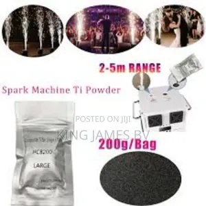 Cold Spark Machine Powder – Titanium Spark Effect Powder