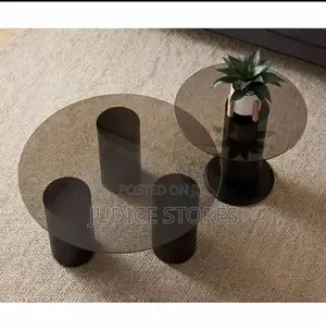 Twin Glass Center Table