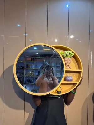 Luna Wooden Storage Mirror Elevate Your Wall With This Beauty