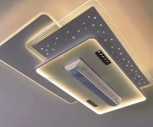 Modern LED Ceiling Fan Light With Ambient Lighting