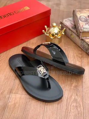 Pure Leather Men's Slippers