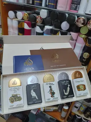 Lattafa 5 Pieces Gift Set for Men and Women - Long Lasting