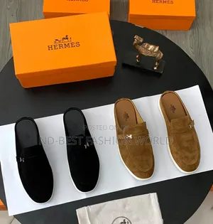 Hermes Suede Half Shoe