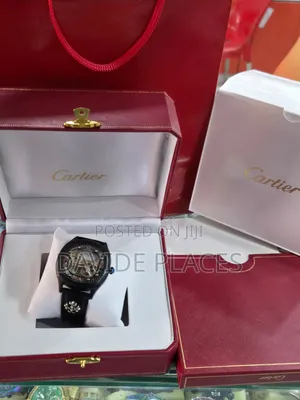 Cartier Skeleton Drive De Cartier Extra Wristwatch Black