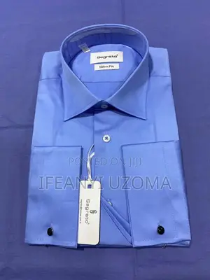 PLAIN SEGRATO Slim Fit Cufflink Shirt