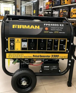 FIRMAN FPG4800E2 4.5KVA Electric Start Petrol Generator AVR Technology