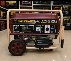 SENWEI SPG3000E2 3.5KVA Electric Start Petrol Generator With Wheel Kit