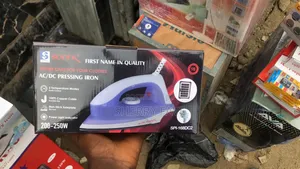 Sonik AC/DC Pressing Iron – 200W–250W | Solar Electricity Compatible