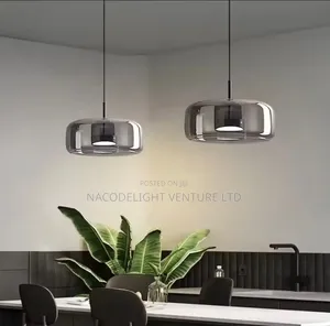 Luxury Smoked Glass LED Pendant Light