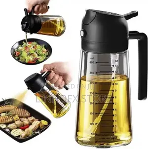 Sprayable and Pourable Oil Bottle