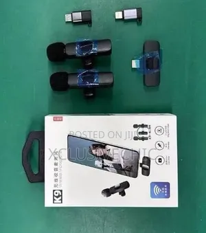 3 in 1 Wireless Lapel Microphone With Android and Type C