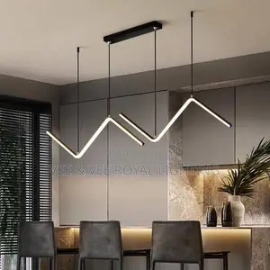Modern v Line Pendant Chandelier - For Dining, Kitchen, Restaurants