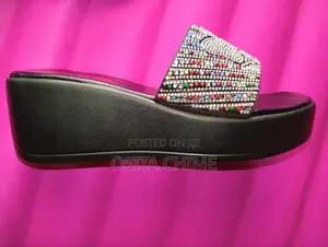 Rhinestone Belts on Wedge