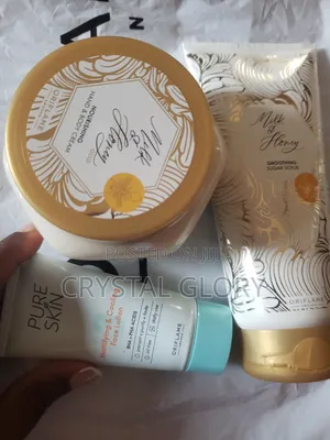 Milk and Honey Body Cream and Scrub