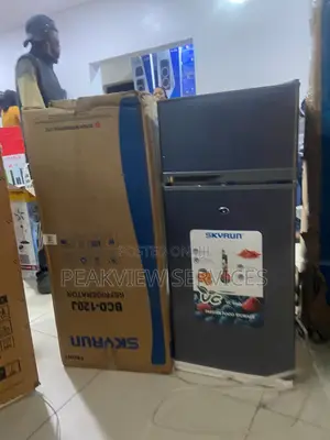 Skyrun 105L Side by Side Door Refrigerator With Lock