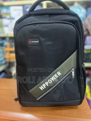 HPPOILO Brand Black Laptop Backpack