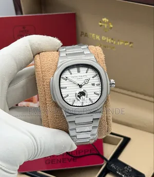 Patek Philip Chuwad Leather Down Seconds Sliver With White Face