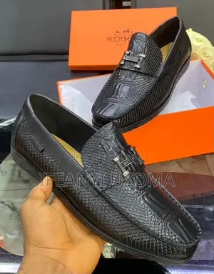 Hermes Classic Leather Shoes