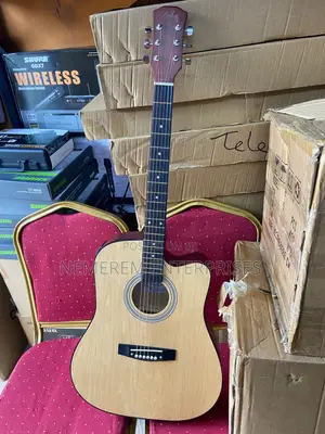 Kabat 38" Standard Size Acoustic Box Guitar - Natural Wood