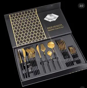 Stainless Steel Cutlery Set in a Gift Box- 24pcs