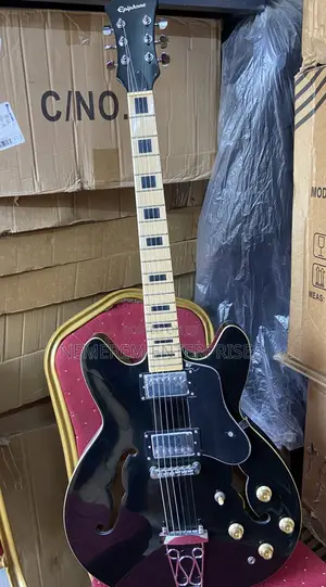Epiphone Semi-Hollow Body Electric Guitar - Gloss Black