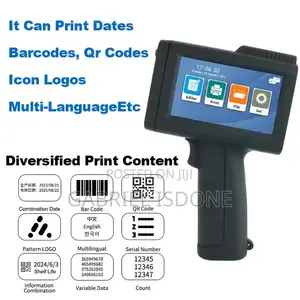 Handheld Inkjet Printer Prints Date, Barcode, Batch Number Image LOGO