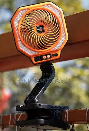 YD-26 Rechargeable LED Clip Fan and Air Circulator