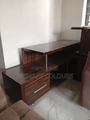 TV Stand. Centre Table and Side Stools