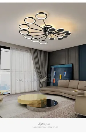 Modern LED Multi-Ring Ceiling Chandelier