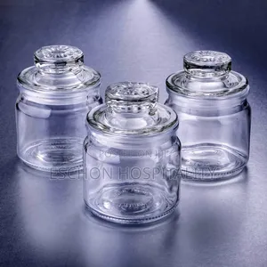 Vintage Glass Cookie Mason Jar - Airtight