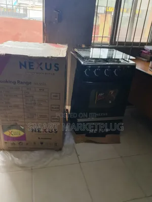 Nexus 3+1 Electric Gas Cooker With Mirror Stainless Steel Worktop