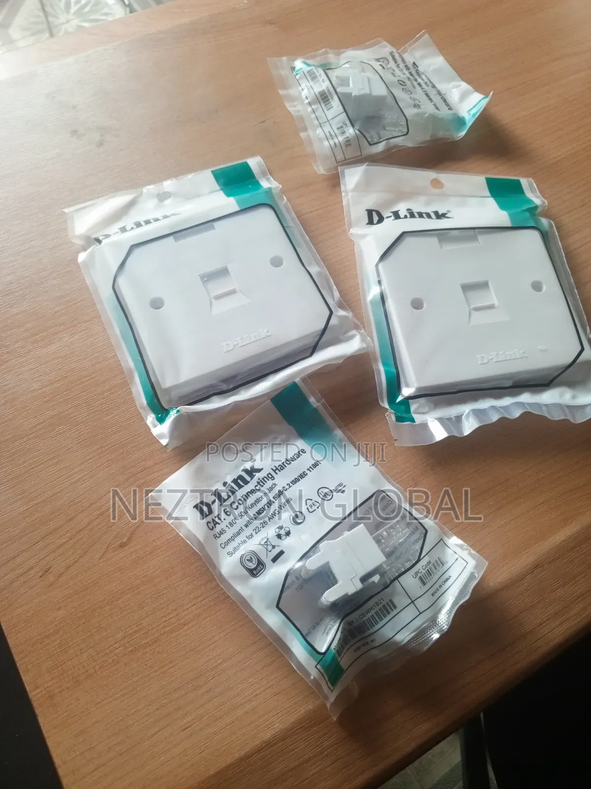 D-Link Cat6 Single Faceplate