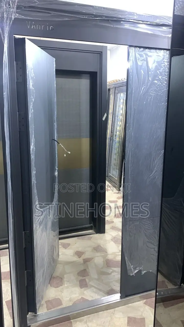 Fireproof Security Steel Door With Smart Lock
