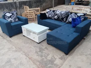 Locally Made L Shape Sofa and Table
