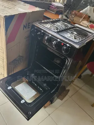 New in Nexus 3+1 Electric Gas Cooker With Hotplate + Adjustable Legs