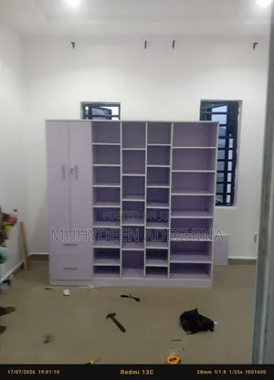 6ft by 6ft Open Wardrobe, Shoe Rack, Bag Rack