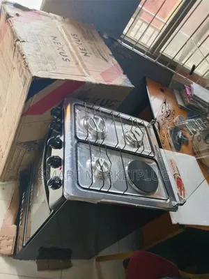 New in Nexus 3+1 Electric Gas Cooker+ Double Layer Tempered Glass Door