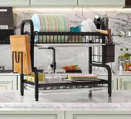 Double Steps Dish Rack With Drainer